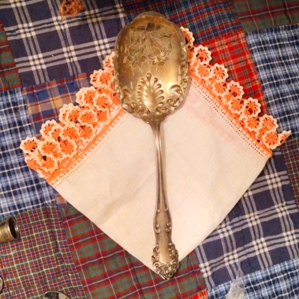 Reliance serving spoon silver plated mfg.co.i.e.serving spoon.